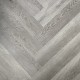 Washed Grey Oak SPC Herringbone Waterproof Luxury Click Vinyl Flooring 5.5mm x 120mm