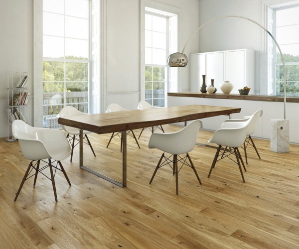 European Classic Oak Engineered Real Wood Flooring 14mm x 180mm Brushed Oiled 