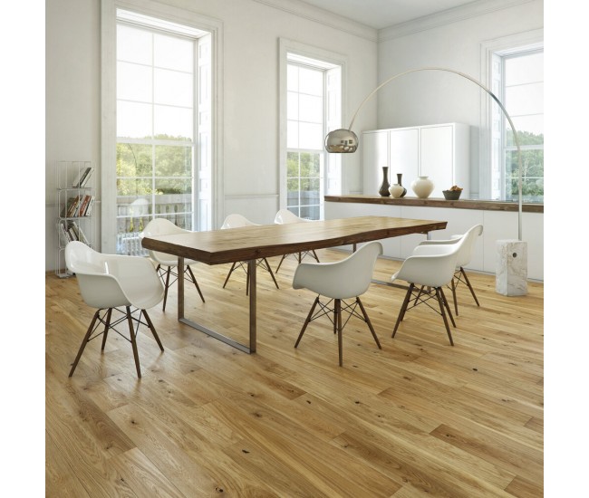 European Classic Oak Engineered Real Wood Flooring 14mm x 180mm Brushed Oiled