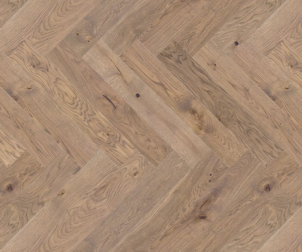French Chateau Oak Herringbone Engineered Wood Flooring 14mm x 110mm Lacquered 