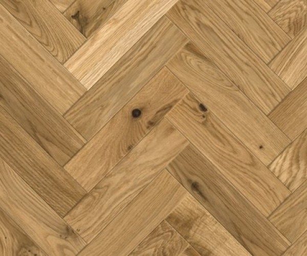 Brown Herringbone AB Grade Oak Engineered Wood Flooring 14mm x 100mm Matt Lacquered