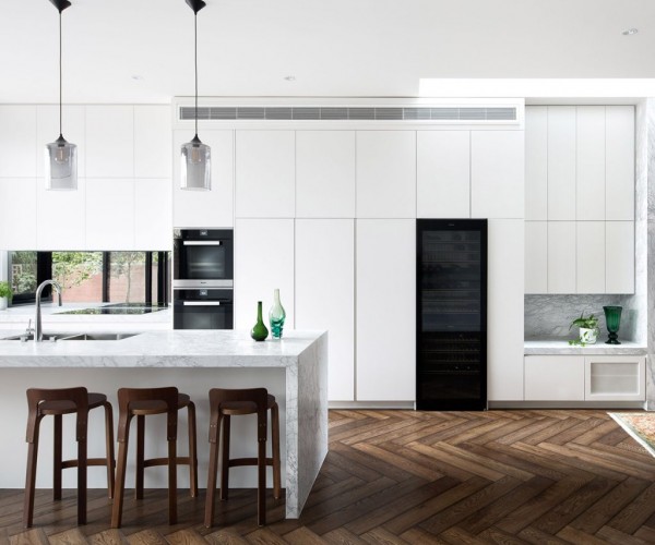 Brushed Fumed Herringbone Oak  14mm Brushed Oiled Engineered Real Wood Flooring Brushed Fumed Oiled