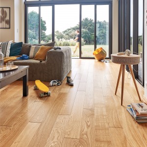 Saturn Oak Rustic Engineered Wood Flooring 18mm x 125mm Lacquered 