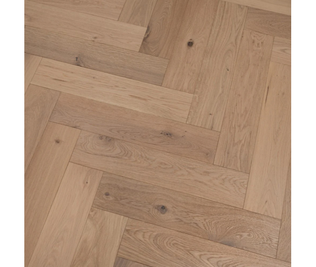 Light Oak Herringbone Engineered Wood Flooring 14mm x 125mm Invisible Lacquered - UHB1490 Light Oak Herringbone Engineered Wood Flooring 14mm x 125mm Invisible Lacquered