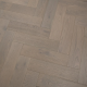 Natural Smoked Grey Classic Oak Herringbone Engineered Wood Flooring 14mm x 90mm Lacquered