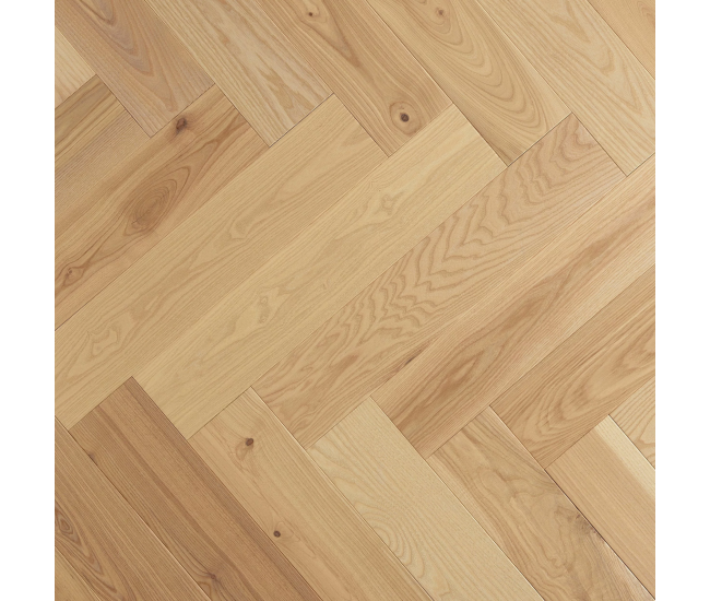 Russet Oak Herringbone Engineered Wood Flooring 18mm x 80mm Brushed Matt Lacquered