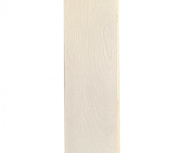 Creamy Vanilla Classic Oak Herringbone Engineered Wood Flooring 18mm x 80mm Brushed Lacquered 