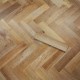 Smoked White Oak Herringbone Classic Engineered Wood Flooring 18mm x 90mm Brushed Oiled