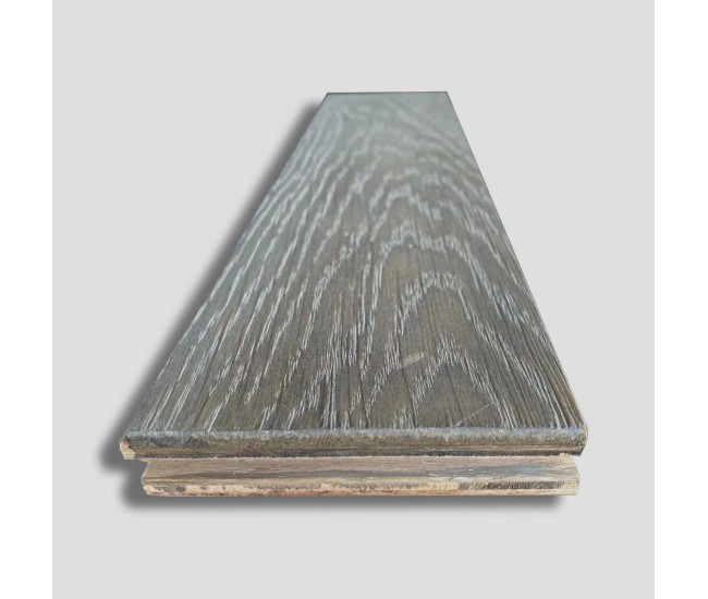Soft Grey Oak Herringbone Classic Engineered Wood Flooring 18mm x 125mm Hard Wax Oiled