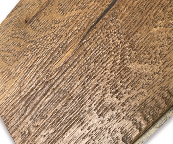 Bronx Oak Engineered Wood Flooring 14mm x 190mm Antique Distressed Oiled 