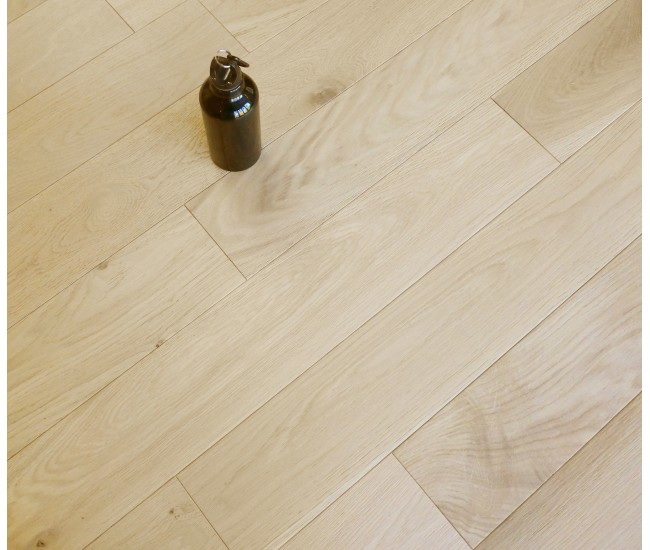 Creamy Cake Classic Oak Engineered Wood Flooring 10mm x 150mm Invisible Brushed Matt Lacquered