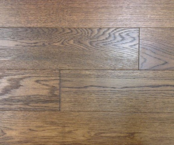 Smoky Coffee Oak Classic Engineered Wood Flooring 14mm x 125mm Smoky Brushed Lacquered 