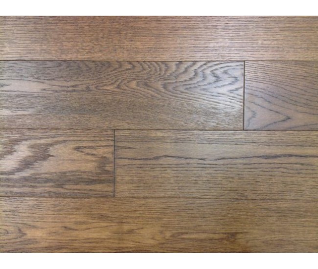 Smoky Coffee Oak Classic Engineered Wood Flooring 14mm x 125mm Smoky Brushed Lacquered
