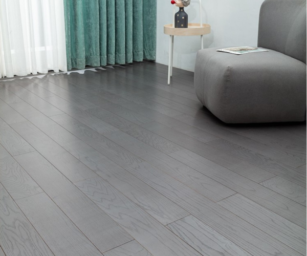 Everest Grey Classic Oak Engineered Wood Flooring 14mm x 125mm Lacquered 