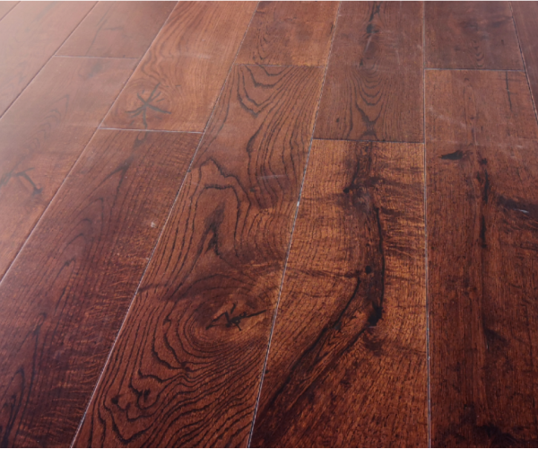 Royal Mahogany Classic Oak Engineered Wood Flooring 14mm x 150mm Lacquered 
