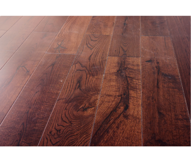 Royal Mahogany Classic Oak Engineered Wood Flooring 14mm x 150mm Lacquered