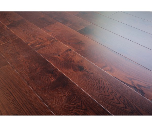 Royal Mahogany Classic Oak Engineered Wood Flooring 14mm x 150mm Lacquered 