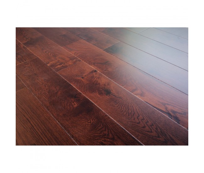 Royal Mahogany Classic Oak Engineered Wood Flooring 14mm x 150mm Lacquered