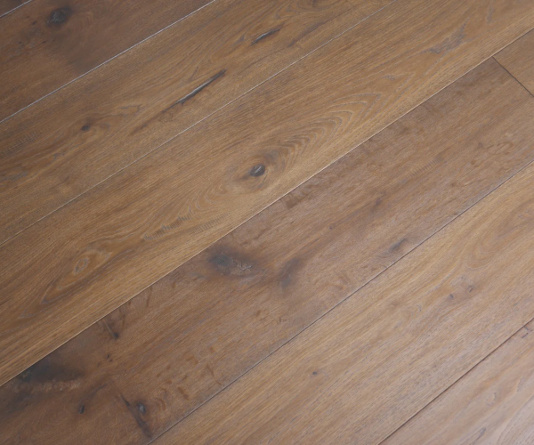Handscraped  Antique Light Brown Classic Oak Engineered Wood Flooring 14mm x 190mm