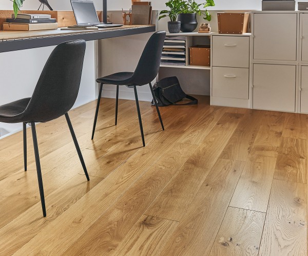 Barley Natural European Classic Oak Engineered  Flooring 14mm x 190mm Natural Oiled