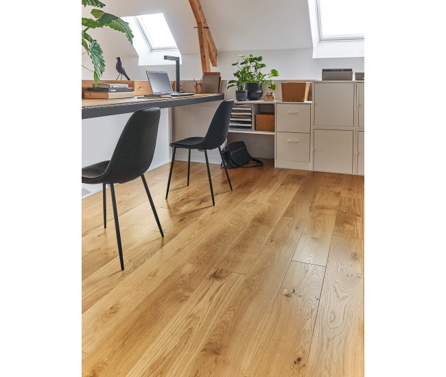 Barley Natural European Classic Oak Engineered  Flooring 14mm x 190mm Natural Oiled