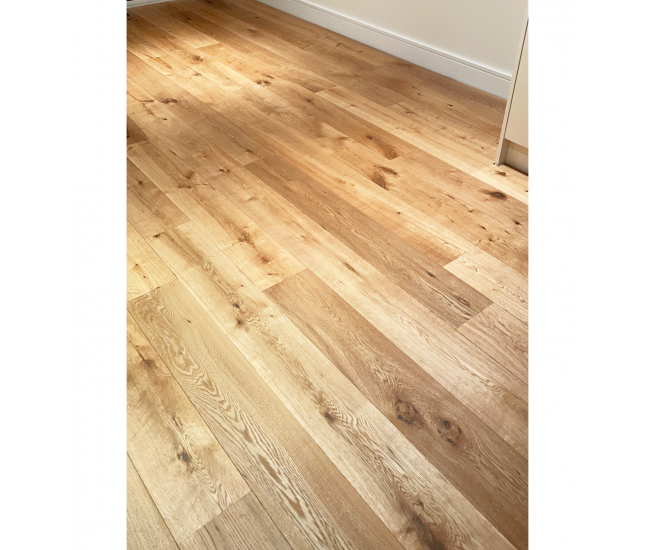 Barley Natural European Classic Oak Engineered  Flooring 14mm x 190mm Natural Oiled