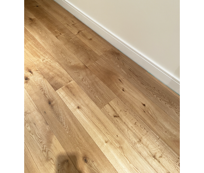 Barley Natural European Classic Oak Engineered  Flooring 14mm x 190mm Natural Oiled