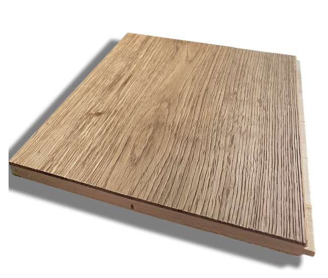 Bran European Oak Engineered Wood Flooring 14mm x 190mm Brushed Oiled