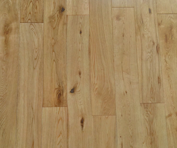 Silky Ground Oak Classic Engineered Wood Flooring 18mm x 125mm UV Lacquered 
