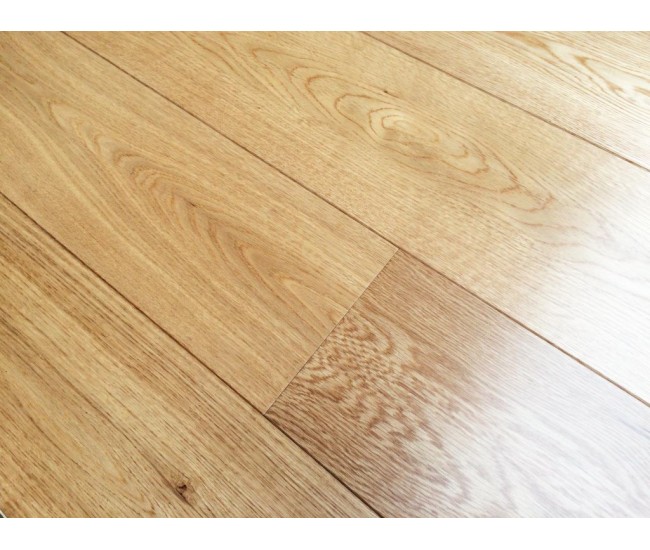Natural Prime AB Grade Oak Plank Engineered Wood Flooring 20mm x 190mm Lacquered