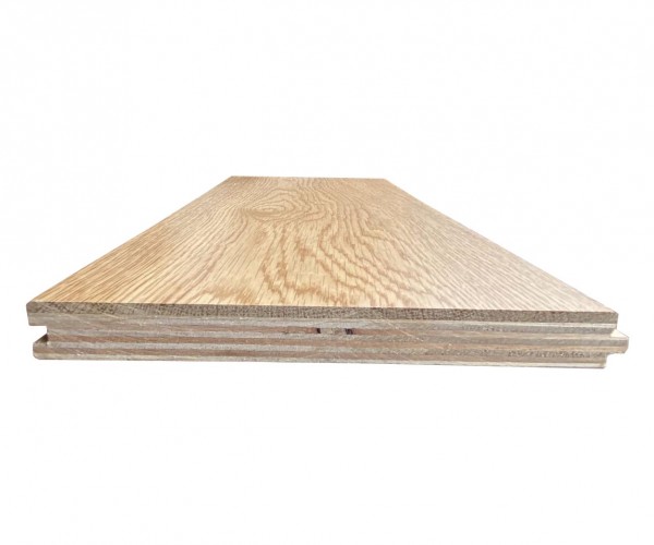 Natural Prime AB Grade Oak Plank Engineered Wood Flooring 20mm x 190mm Lacquered