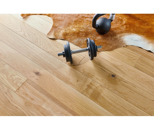 Tawny Oak Classic Engineered Wood Flooring 14mm x 125mm Brushed Lacquered