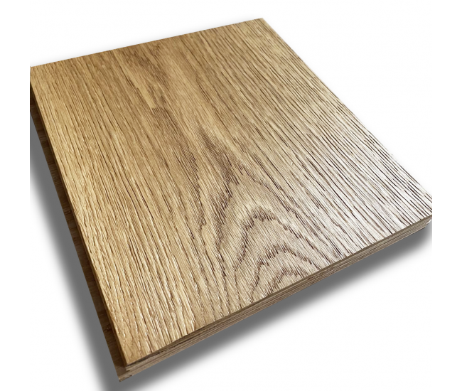 Deep Fume Classic Oak Engineered Wood Flooring 20mm x 190mm Brushed Oiled