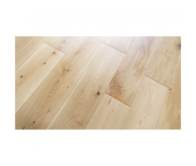 Natural Prime Oak Solid Wood Flooring 18mm x 150mm Brushed Oiled