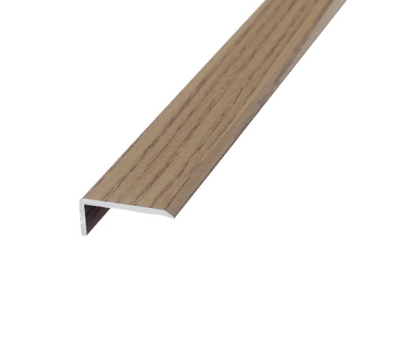 Cedarwood Aluminium Self Adhesive L-Shape Nosing