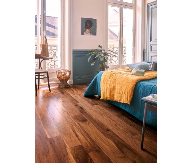 American Black Walnut Engineered European Classic Flooring 20mm x 190mm UV Lacquered