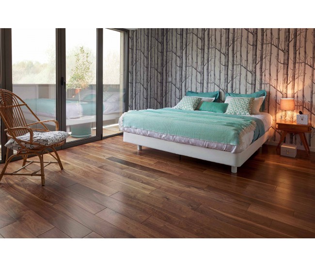 American Black Walnut Engineered European Classic Flooring 20mm x 190mm UV Lacquered