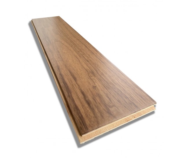 Bison Classic Walnut Herringbone Engineered Wood Flooring 14mm x 125mm UV Lacquered