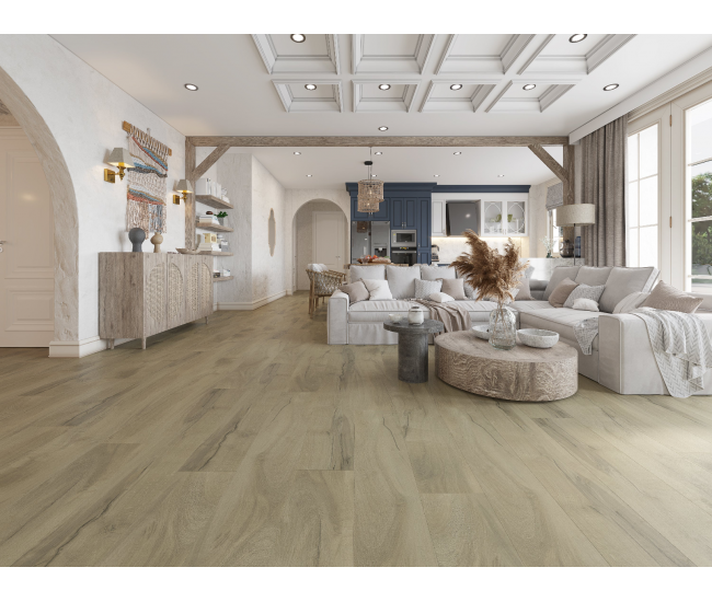 Cacao Waterproof Luxury Vinyl Flooring SPC 6.5 x 228 x 1220mm