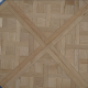 Brushed  Invisible Engineered Wood Versailles Panel 15mm x 600mm x 600mm