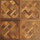 Brushed Smoked Oiled Engineered Wood Versailles Panel 15mm x 600mm x 600mm