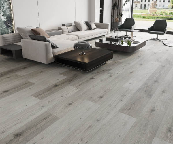 Manor Grey Oak Waterproof Luxury Vinyl Flooring SPC 6.5 x 228mm x 1524mm