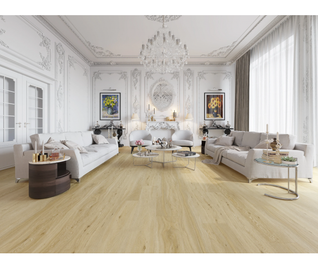 Roast Oak Wide Plank SPC Waterproof Luxury Click Vinyl Flooring 6.5mm